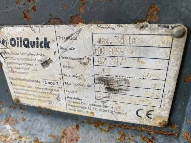 Udstyr til anlægsarbejder Oilquick