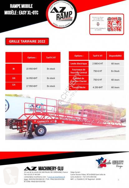 Equipamientos maquinaria OP AZ Ramp