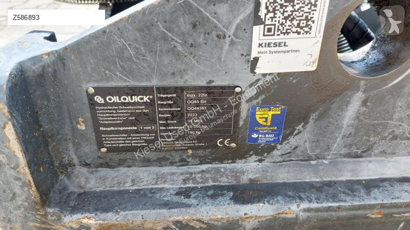 Equipamientos maquinaria OP Oilquick Attache...