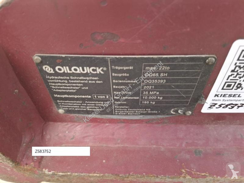 Stavební vybavení Oilquick Attache rapide  OQ65...