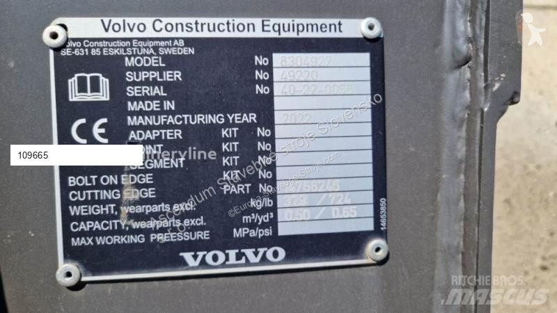 Equipamientos maquinaria OP Volvo
