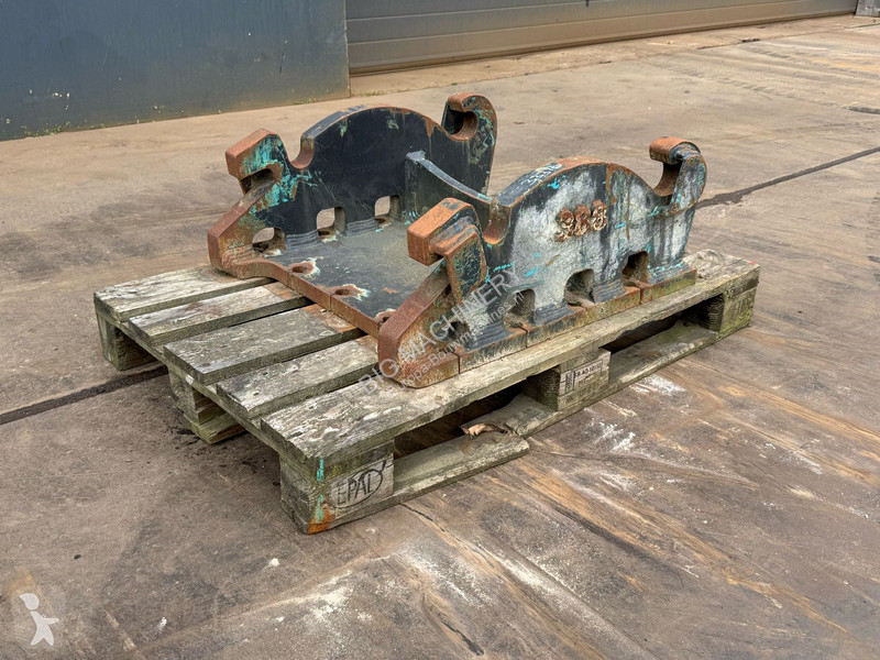 Aanbouwstukken voor bouwmachines  kopplaat