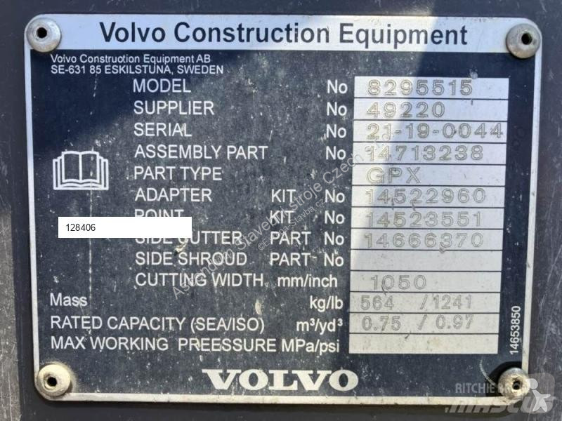 Aanbouwstukken voor bouwmachines Volvo...