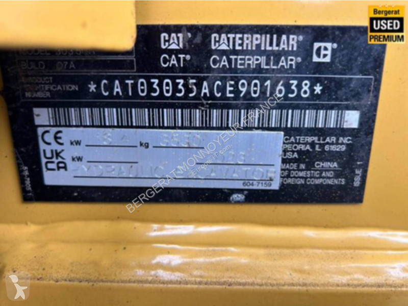 Equipamientos maquinaria OP Caterpillar 303.5