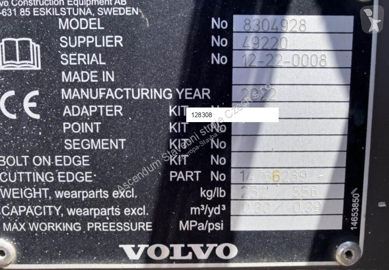Stavební vybavení Volvo