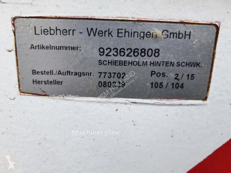 Vybavenie stavebného stroja Liebherr