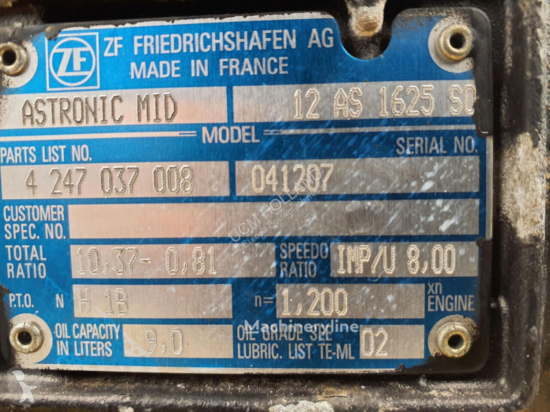 Wyposażenie maszyn ZF challenger 3160 Gearbox...