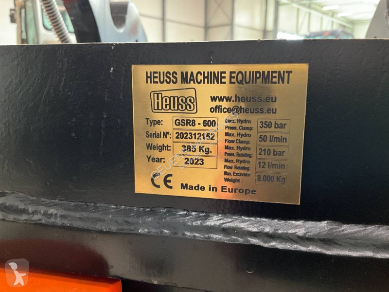Vybavenie stavebného stroja  Cazo-Heuss GSR 8-600