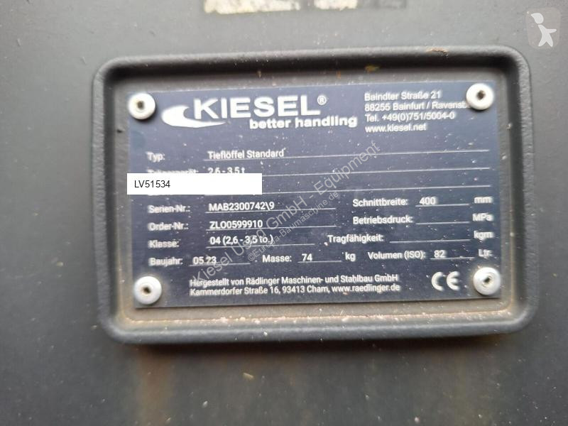 Vybavenie stavebného stroja Rädlinger KTL04-400