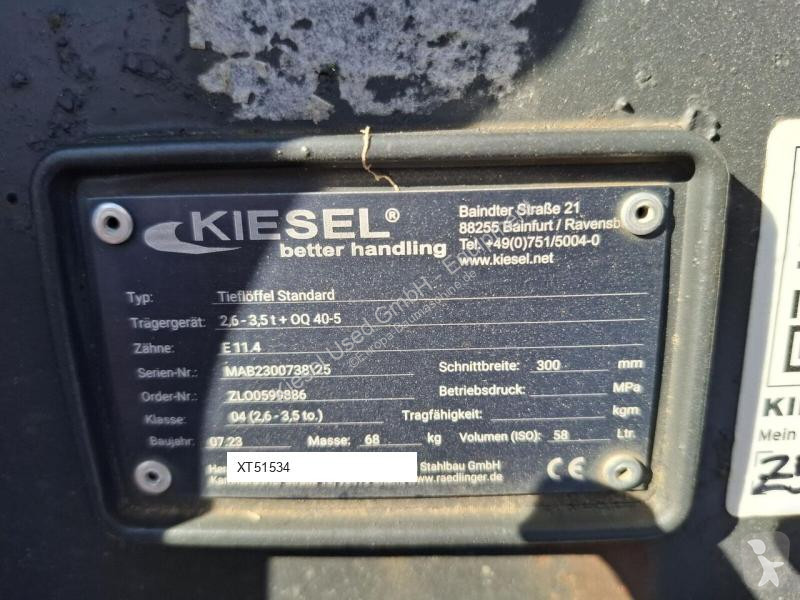 Vybavenie stavebného stroja Rädlinger KTL04-300
