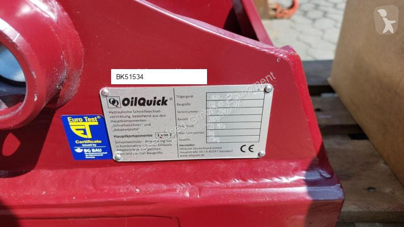 Udstyr til anlægsarbejder Oilquick