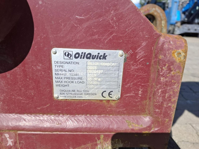 Vybavenie stavebného stroja Oilquick