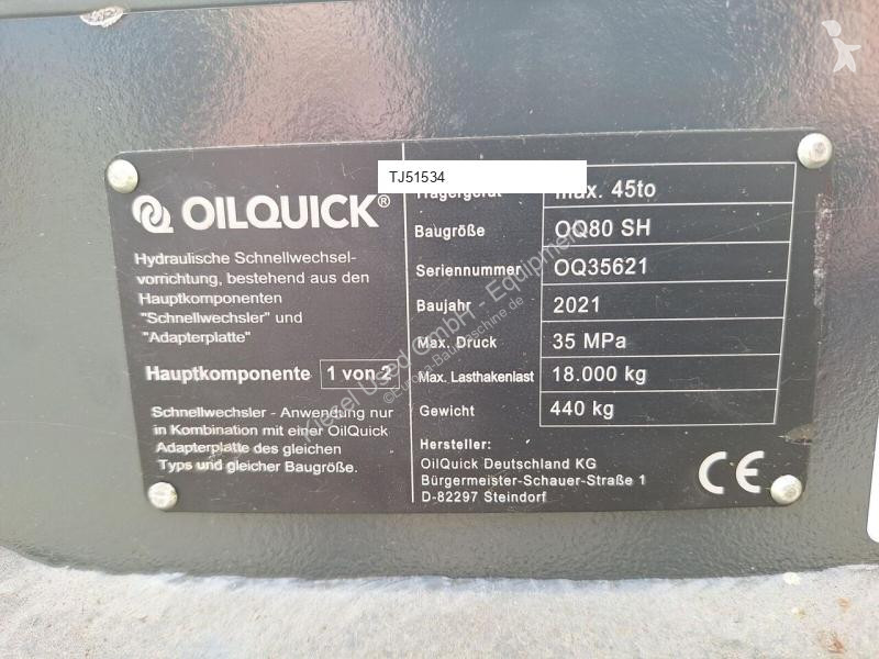 Vybavenie stavebného stroja Oilquick
