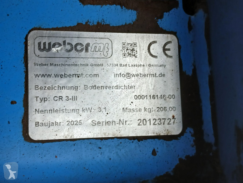Vybavenie stavebného stroja Weber  CR3-III