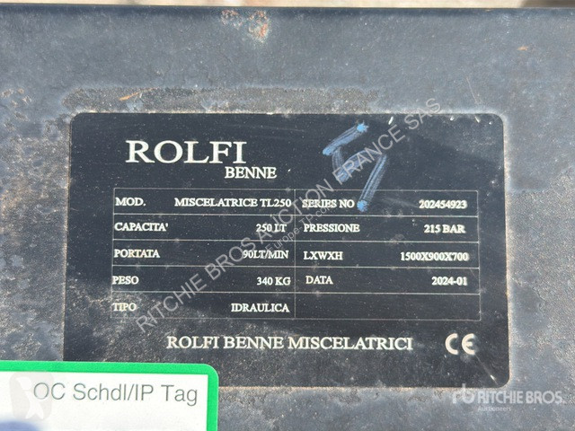 Equipamientos maquinaria OP Rolfi Miscelatrice