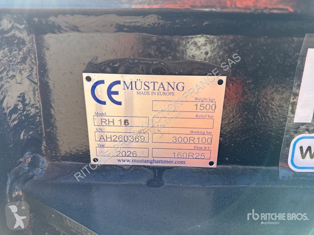 Aanbouwstukken voor bouwmachines Mustang 16