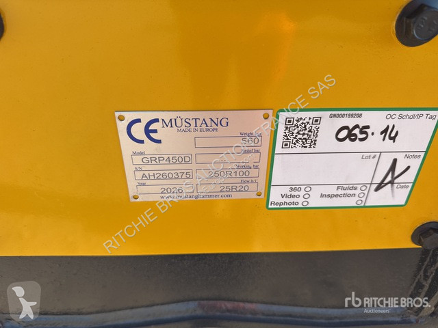 Equipamientos maquinaria OP Mustang