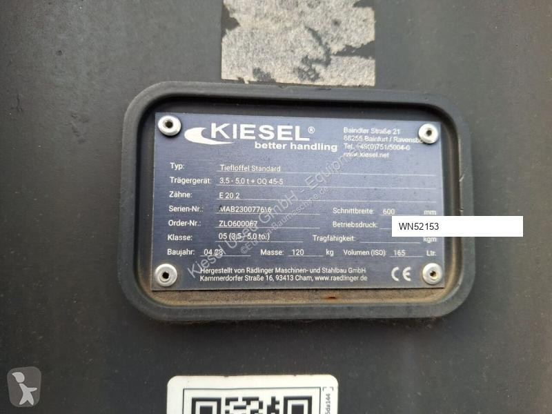 Rädlinger Tieflöffel 600 mm KTL05-600 machinery...