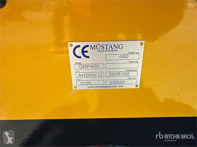 Mustang GRP 450 D Demolition Grapple (Unused)...