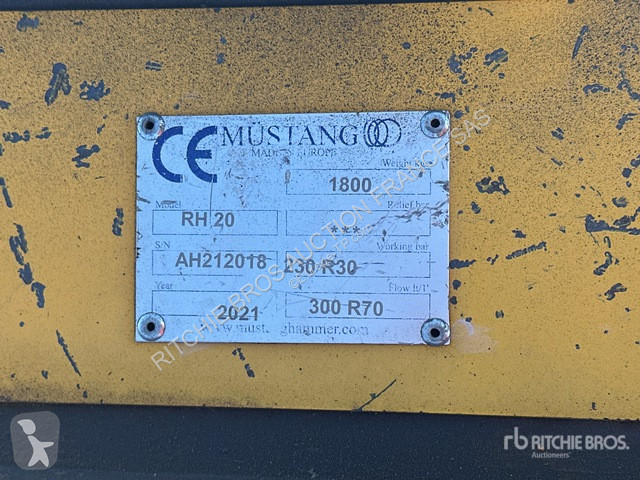 Mustang 20 machinery equipment