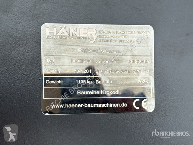 HPX1200 machinery equipment