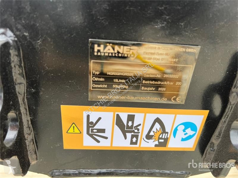 Bygg-anläggningsutrustningar  Haener HGR50R...