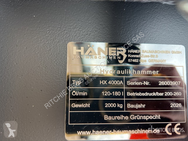 تجهيزات الأشغال العمومية Haener  HX4000A