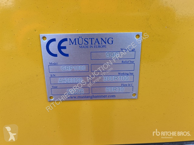 Строително оборудване Mustang  GRP1000