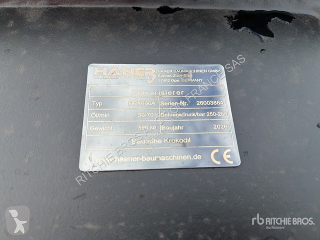 تجهيزات الأشغال العمومية Haener  HPX600A