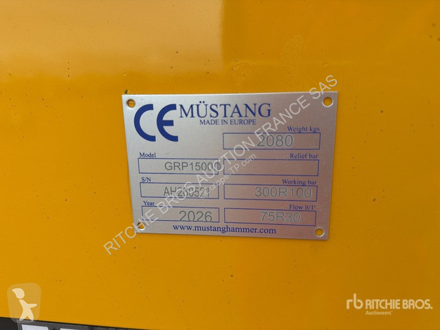 تجهيزات الأشغال العمومية Mustang  GRP1500D