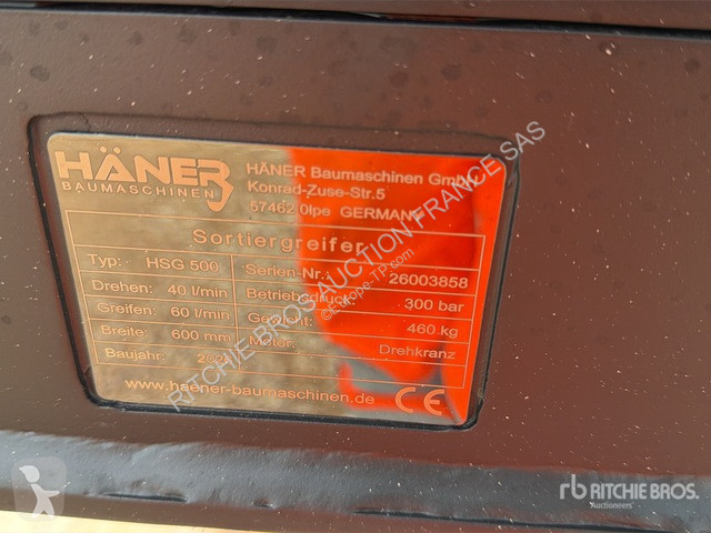 تجهيزات الأشغال العمومية Haener  HSG500