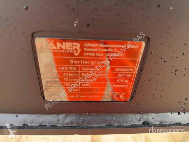 تجهيزات الأشغال العمومية Haener  HSG700