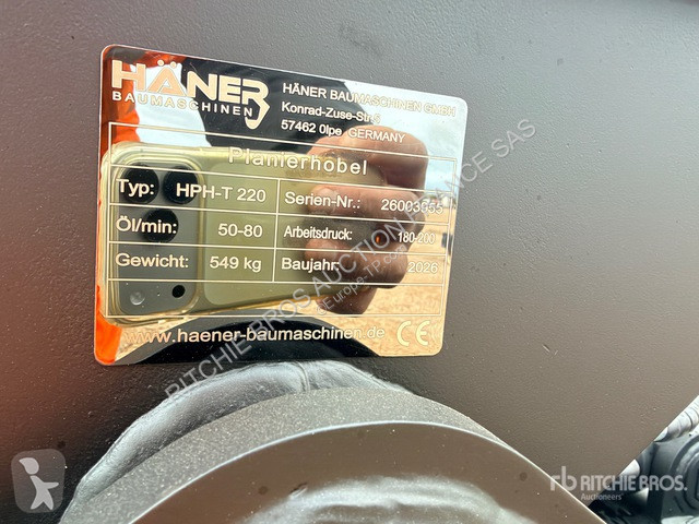 تجهيزات الأشغال العمومية Haener  HPH-T 220A