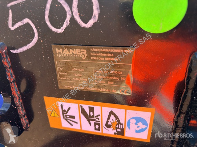 تجهيزات الأشغال العمومية Haener  HGR100R