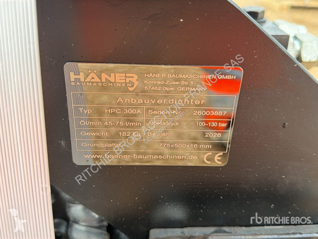 تجهيزات الأشغال العمومية Haener  HPC300A