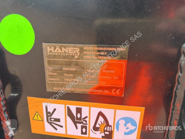 تجهيزات الأشغال العمومية Haener  HGR100