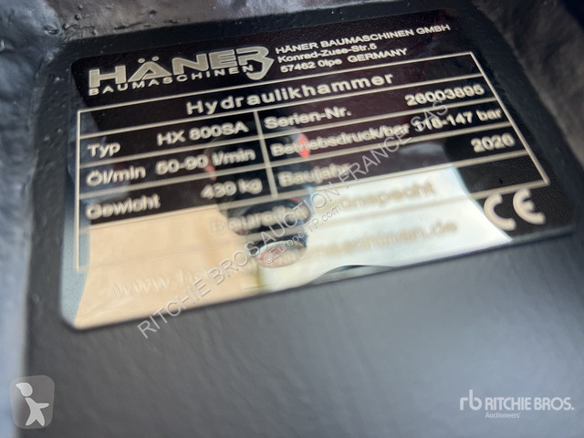 تجهيزات الأشغال العمومية Haener  HX800SA