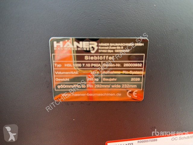 Строително оборудване Haener  HSL1000 7.10 P50A