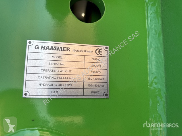 Aanbouwstukken voor bouwmachines   GH200