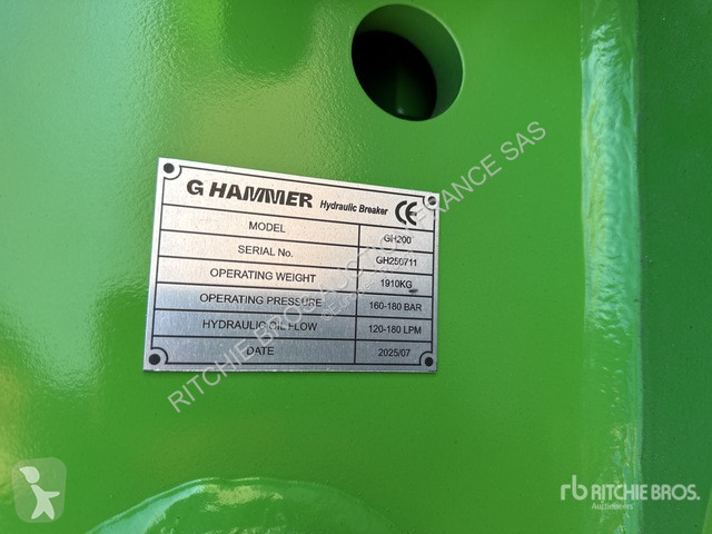Aanbouwstukken voor bouwmachines   GH200