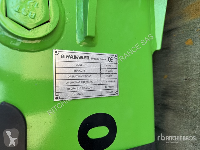 Aanbouwstukken voor bouwmachines   GH40