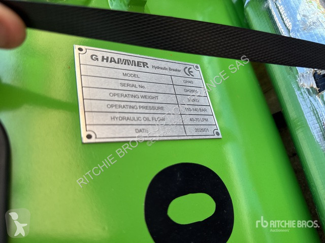 Aanbouwstukken voor bouwmachines   GH40