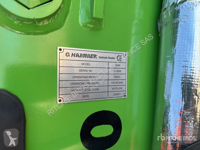 Aanbouwstukken voor bouwmachines   GH40