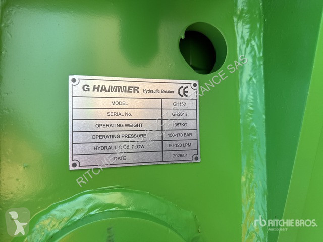 Aanbouwstukken voor bouwmachines   GH 150