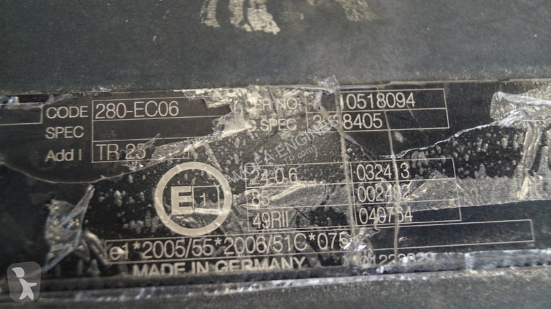 Equipamientos maquinaria OP Volvo D7E FOR PARTS