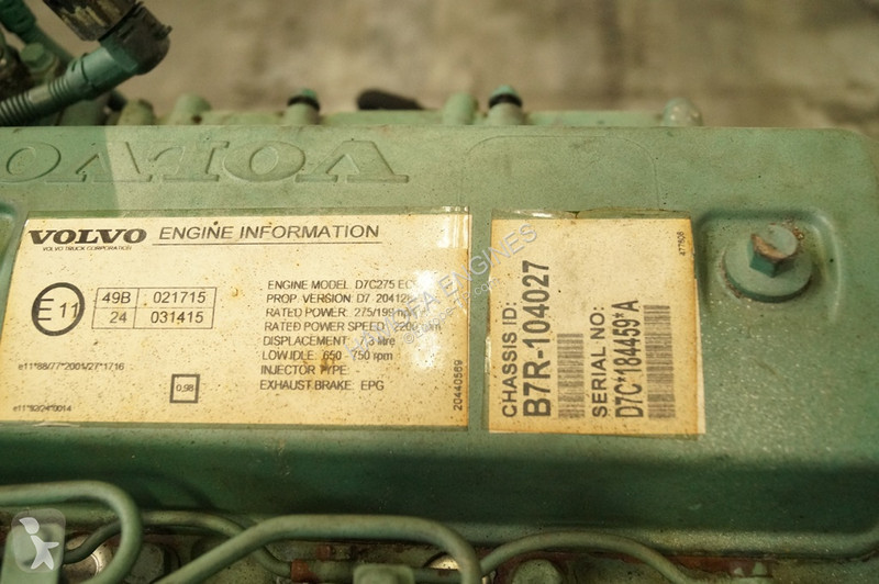 Aanbouwstukken voor bouwmachines Volvo D7C USED