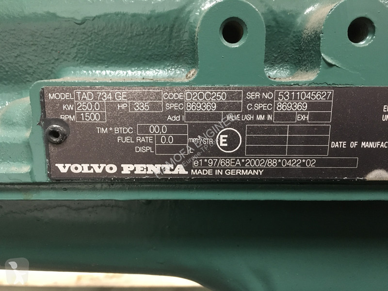 Udstyr til anlægsarbejder Volvo TAD734GE NEW