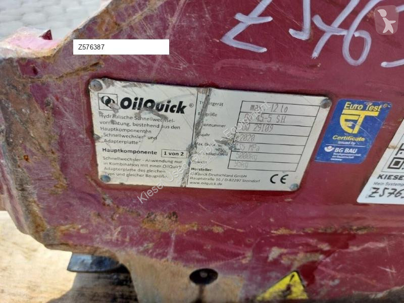 Equipamientos maquinaria OP Oilquick Attache...