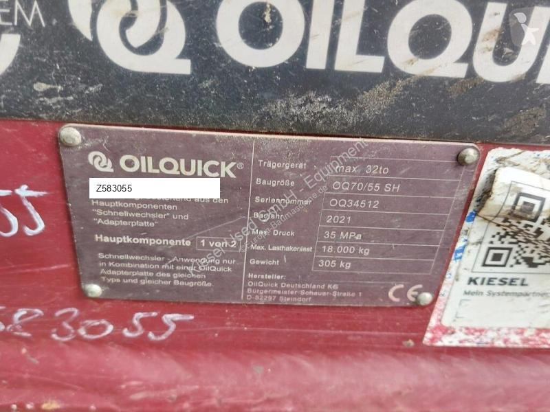 Stavební vybavení Oilquick Attache rapide...