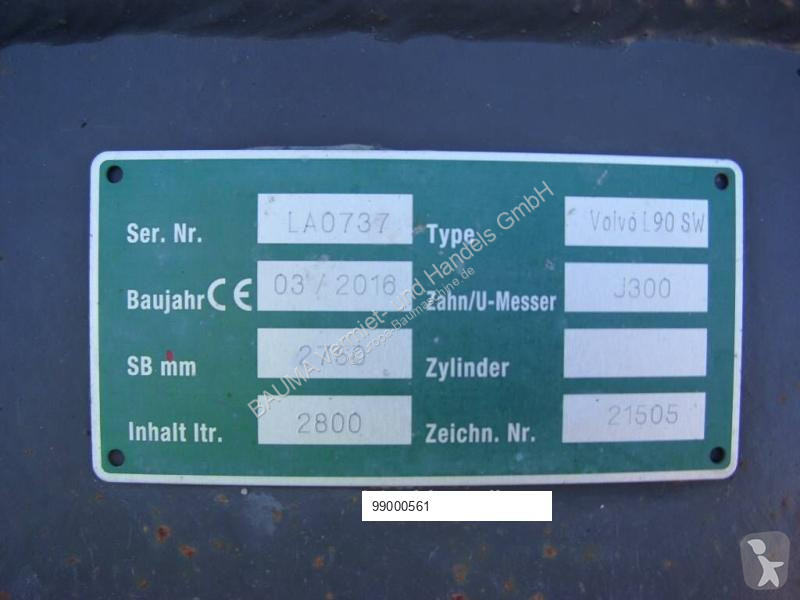 Stavební vybavení Volvo 2.75 m Schaufel /...